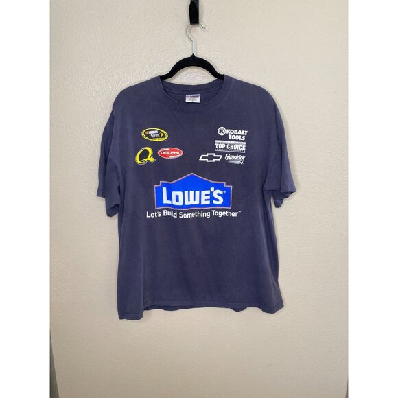 Chase Authentics NASCAR Jimmie Johnson 48 Mens XL Blue Graphic T-Shirt Racing - Picture 1 of 6